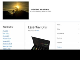 Essential Oils LiveGoodWithGary