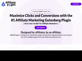 Affiliate Pages AI Review Website Builder