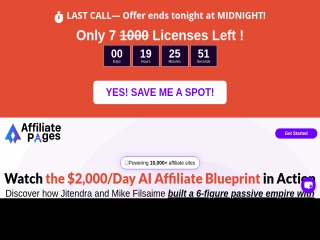Affiliate Pages