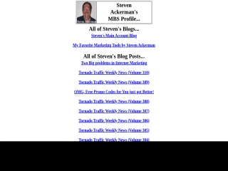 my blog profile