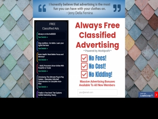 Post FREE Classifeds Daily