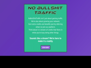 No Bullshit Traffic Super Splash