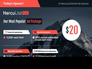 HercuList $20