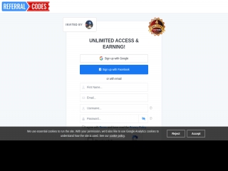 Referral Codes