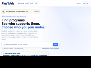 Plus 1 Ads